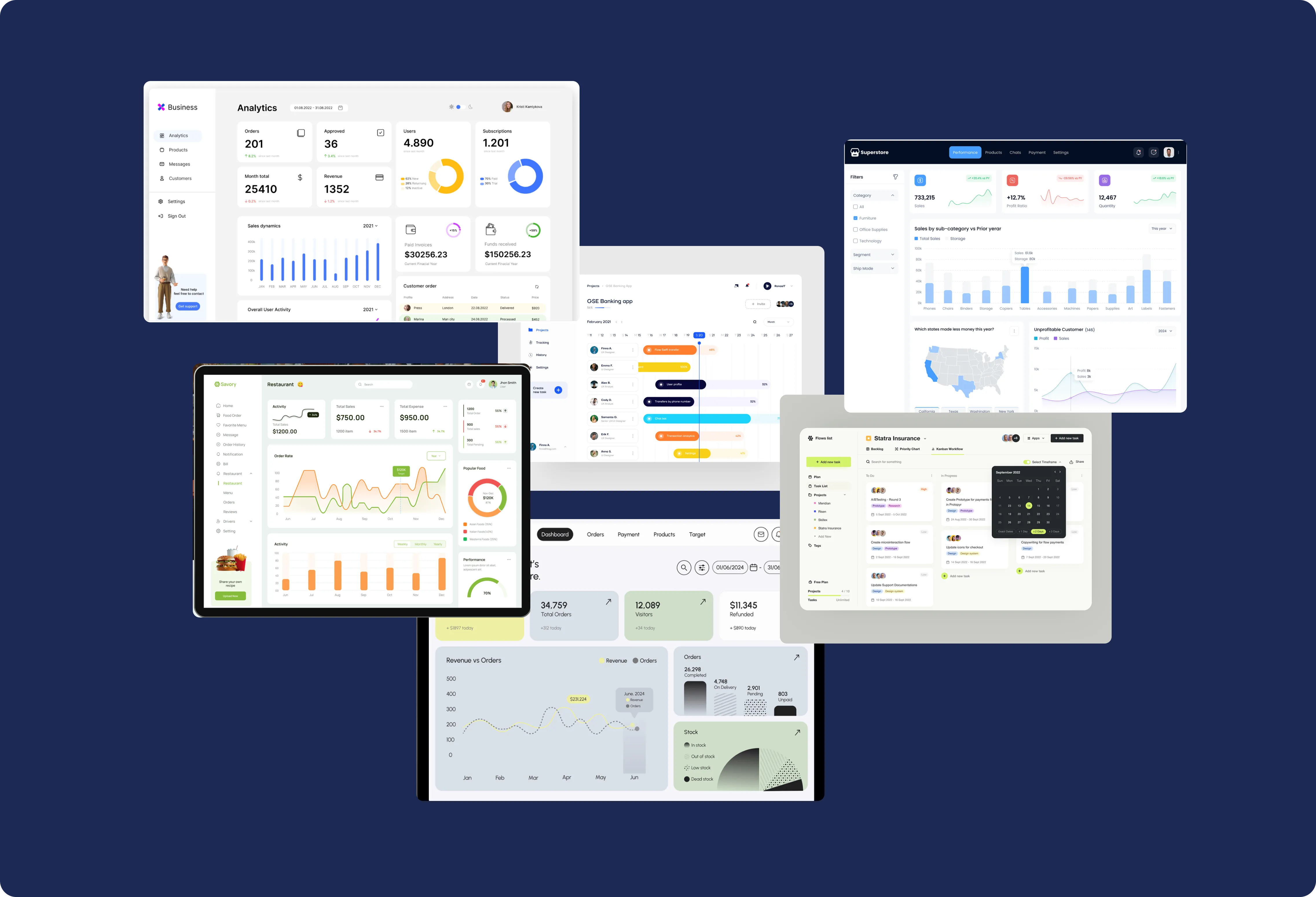 Мудборд UI-референсов